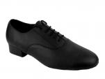 Dance shoes men black leather  van  